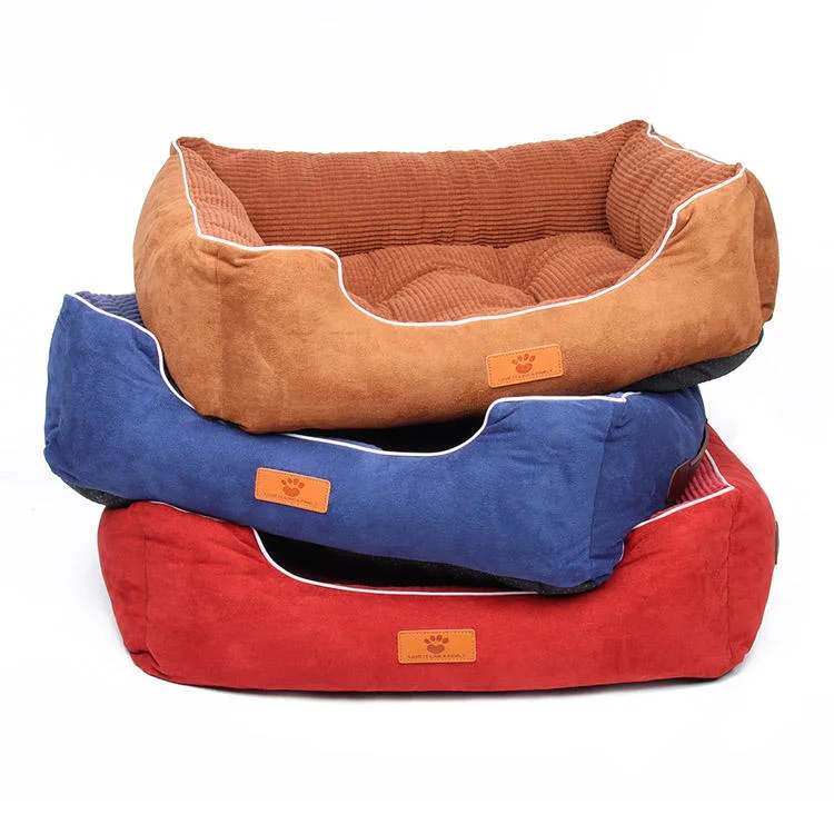 Factory Wholesale Pet Dog Warm Sofa Bed Luxury Soft Beds