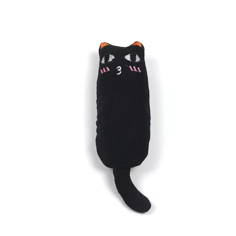 Rustle Sound Catnip Toy Cats Product for Pets Cute Cat Toys for Kitten Teeth Grinding Cat Plush Toy Thumb Pillow Pet Accessories