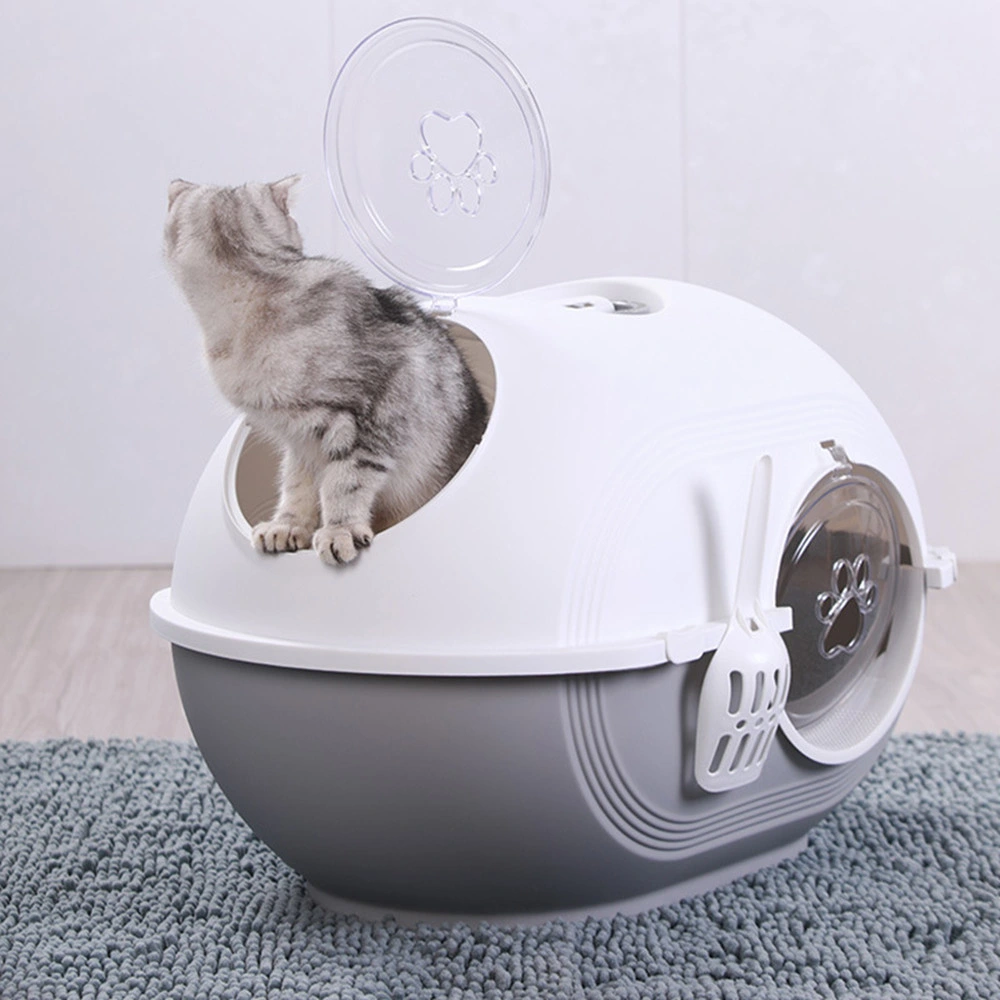 Eggshell Shape Cat Toliet Fully Enclosed Cat Litter Box