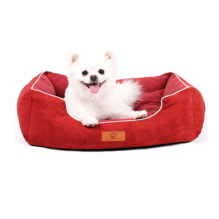 Factory Wholesale Pet Dog Warm Sofa Bed Luxury Soft Beds