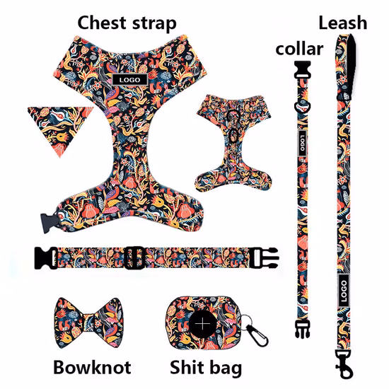 Gilet per animali domestici in nylon morbido senza tiraggio OEM Imbracatura per cani extra imbottita